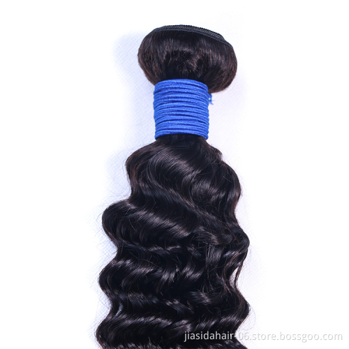 Virgin Brazilian Hair Bundles Human Hair Extensions Free Sample Cheap Deep Wave Natural Wholesale Top Mink OEM